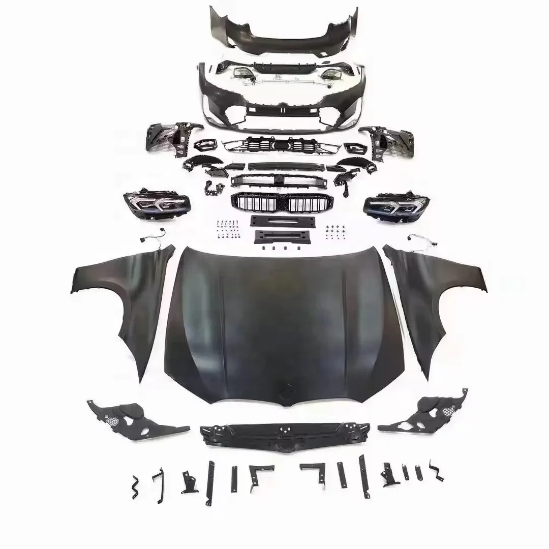 

2023 Новые поступления для 3-й серии F30 F35 2013-2019 Автомобильные бамперы Обновление G20 LCl Style Полный комплект кузова, включая фары нас