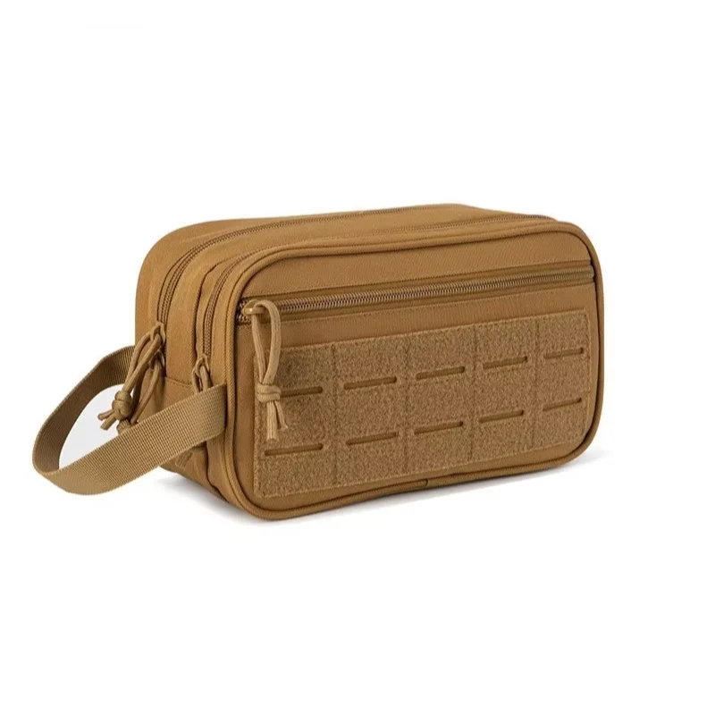 HOMEFISH Tactical Toiletry Bag For Men Hygiene Bag Tool Molle Pouches Small Dopp Kit Mens Shaving Kit Travel shower Makeup