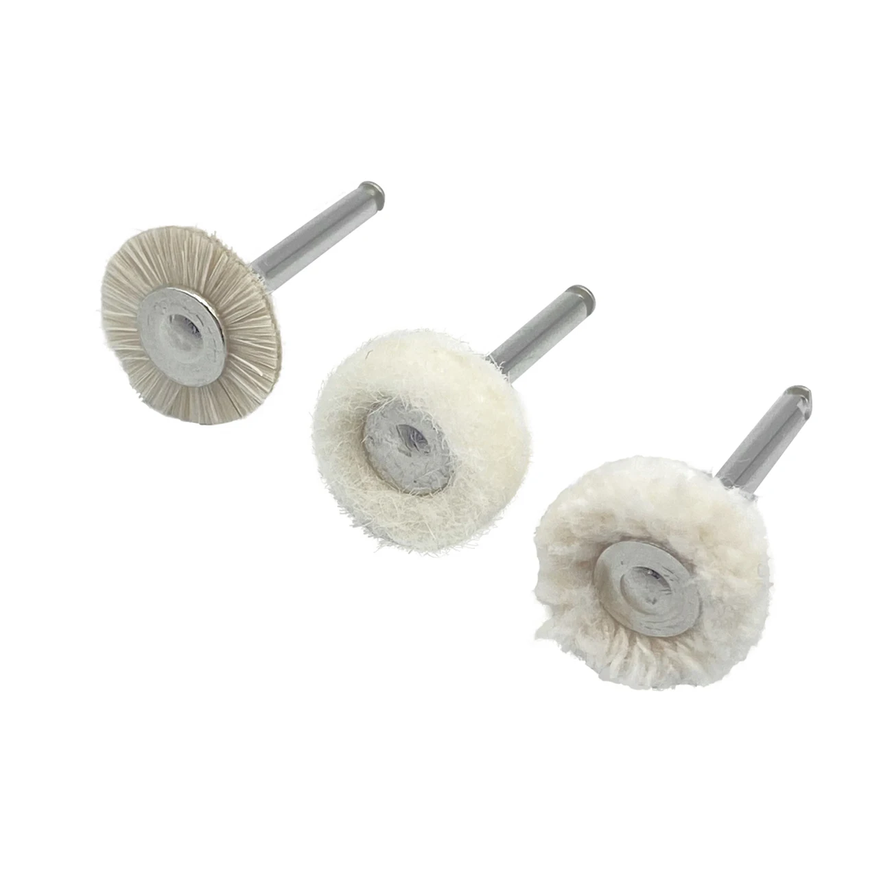 5Pcs/Pack Dental Polishing Wheel Wool Cotton Polishing Brushes Polishers for Rotary Tools Jewelry Buffing 2.35mm Polishing Wheel