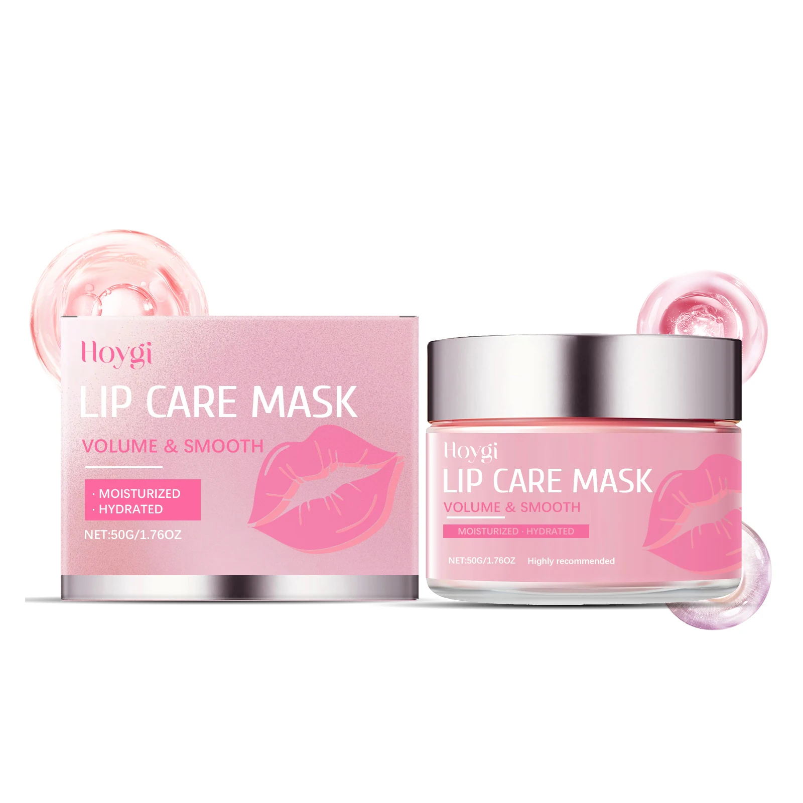 

Lip Care Mask - Overnight Plumping Treatment for Dry Lips | Volumizing & Smoothing Lip Mask with Deep Hydration | 50g/1.76oz"