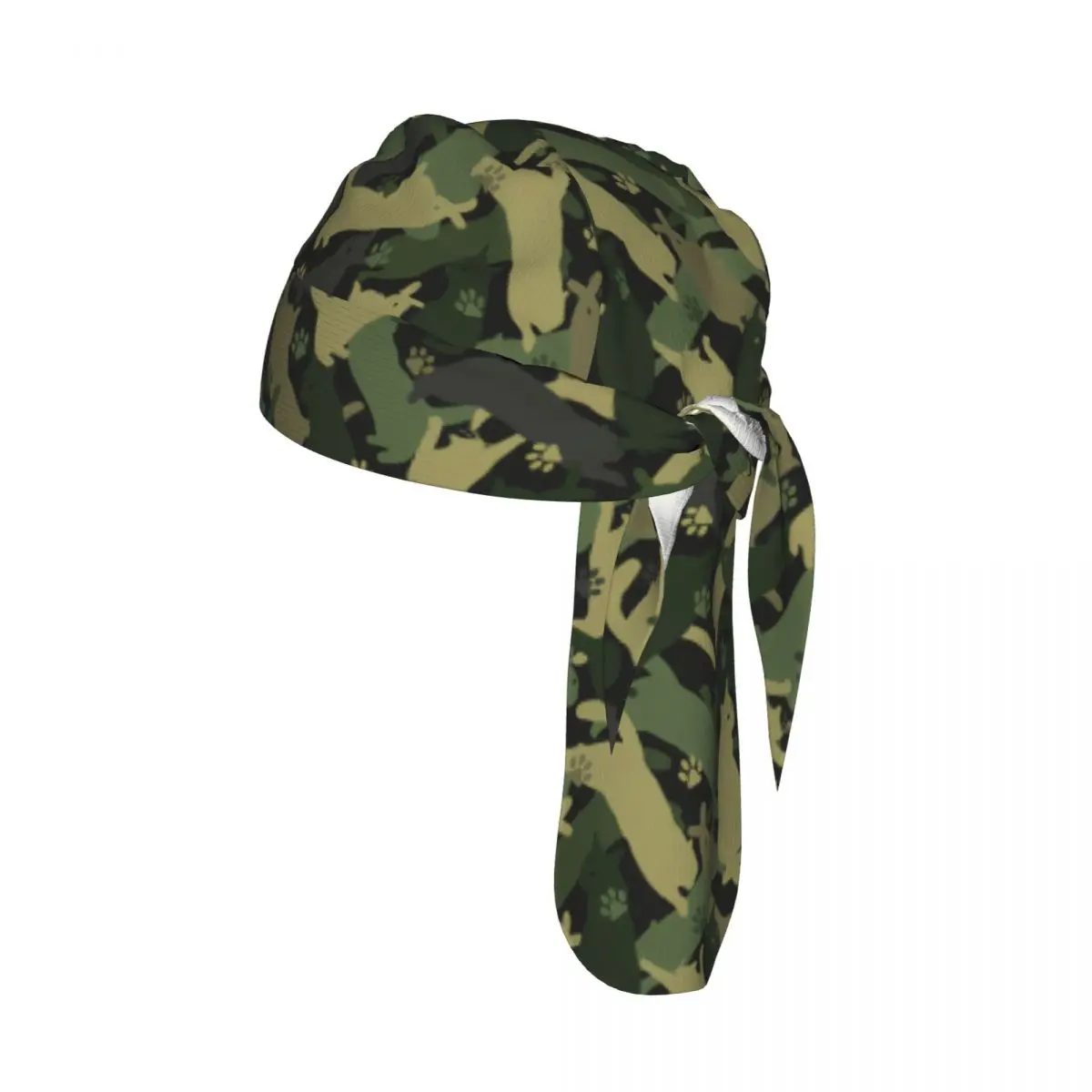 

Bicycle Headband Cap Camouflage Cats Cycling Headscarf Quick-dry Sun-Protective Hat Head Scarf
