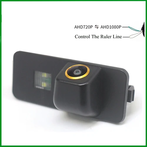 Imagen 2 del producto Cámara de marcha atrás con ojo de pez para Volkswagen Golf MK4 A4, 1997 ~ 2004 HD, CCD/visión nocturna, visión trasera, cámara de estacionamiento de respaldo