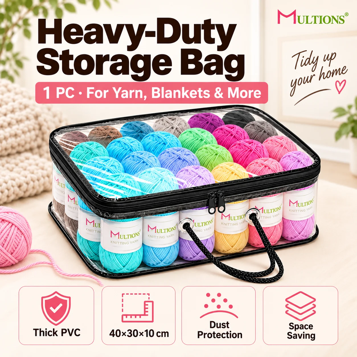 1/3Pcs Transparent Dustproof Bag Household Wardrobe Organizer Bag Waterproof Mildew-proof Dustproof Moisture-proof Storage