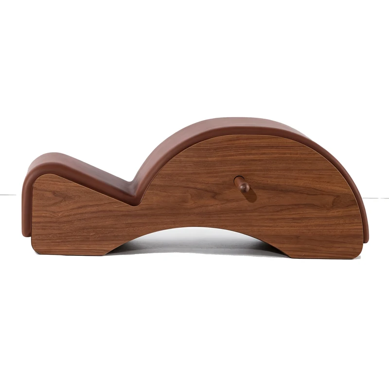 Walnut Pilates Spinal Orthotics Curved Adjustable Back Stretcher