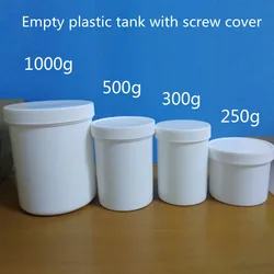 10pcs100/200/250/300/500/1000ml  White PlasticJar  Plastic Bucket Tank/Mask Jar/Cream Jar Empty Cosmetic Containers Makeup Box