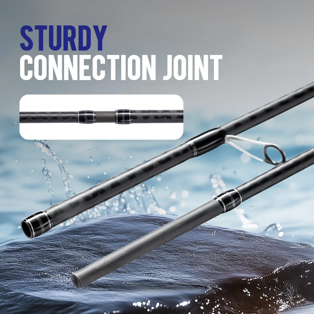 Caña Soloking Overking Longcast – Carbono 40T ultraligero para lubina - imagen 2