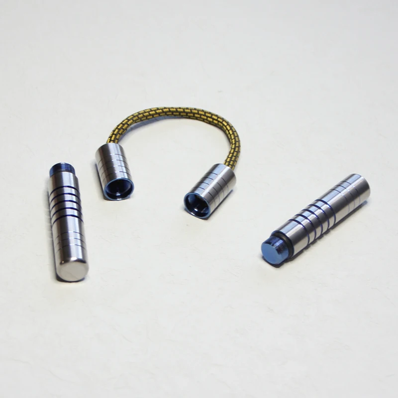 Stainless Steel Mini Nunchucks Hand Tool Toy EDC Pocket Hand Machined Begleri Skill Toy Finger Exercise
