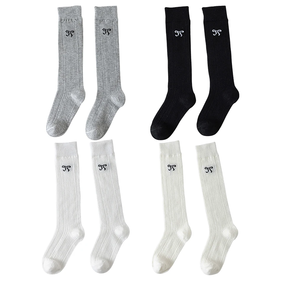 

Spring Autumn Baby Girl Breathable Mesh Sock Kids Bow-knot Tights Summer Children Socks Student JK Knee Stockings Girls Clothes