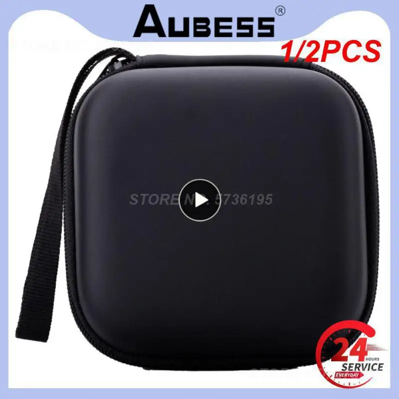 1/2PCS Waterproof Storage Bag Shockproof Safe And Reliable Carrying Case 25g Earphone Storage Box Headphone Accessories