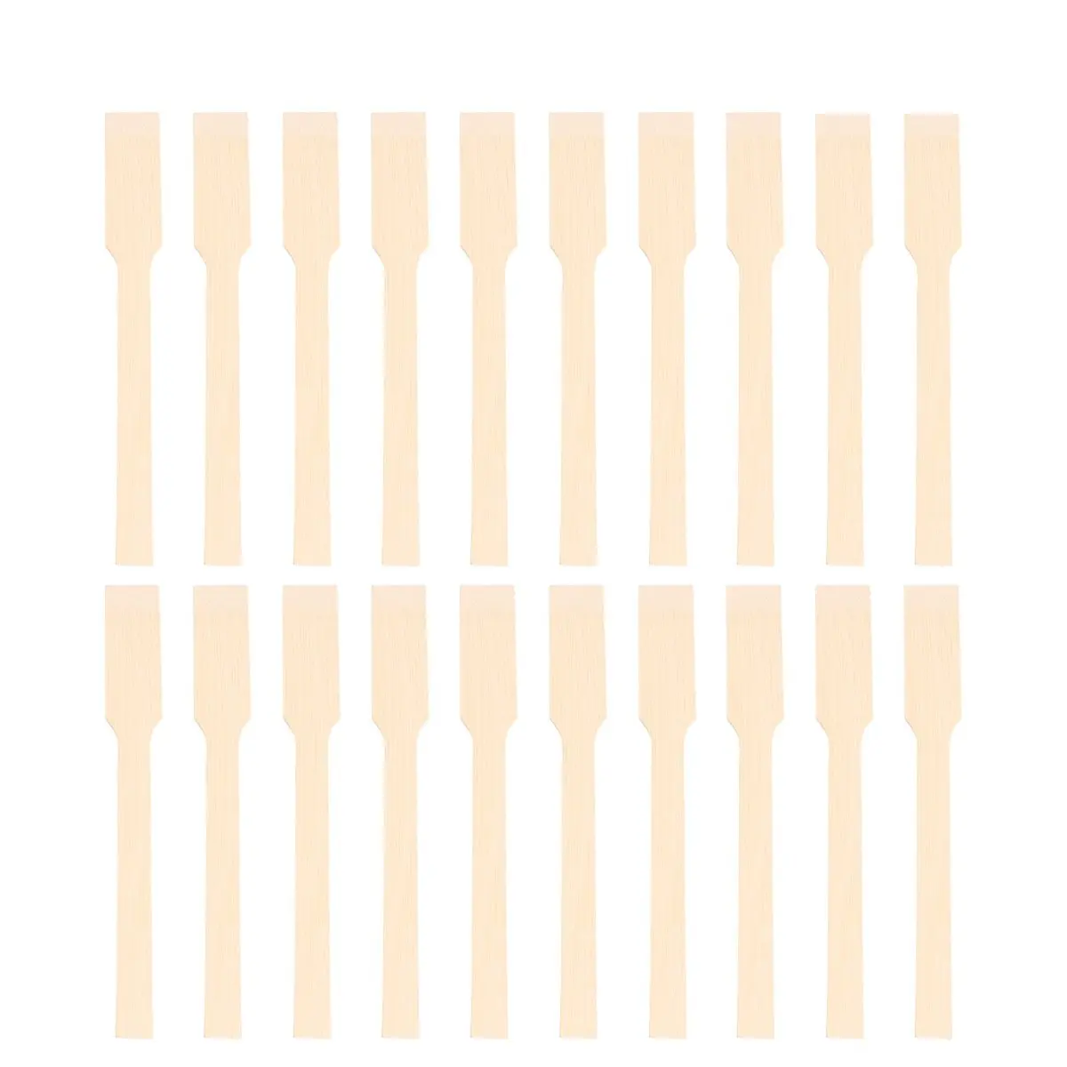 20Pcs Elegant Bamboo Stirrer Set Sustainable Long Stirring Rods for Cocktails Sundaes Floats Hotel Restaurant