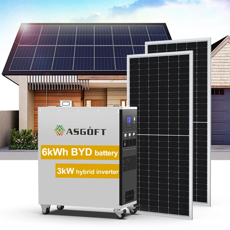 battery 6KWH LiFePO4  batteries home energy hybrid off gird solar energy system energy portable solar generator 3000w