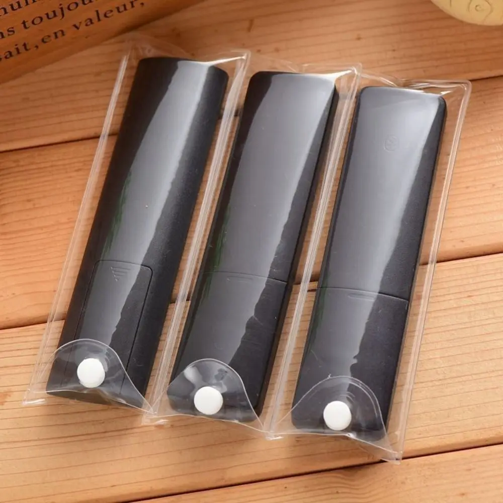 10PCS PU Material Protective Case Transparent Dustproof Storage Case Film Anti-Oxidation Remote Control Cover