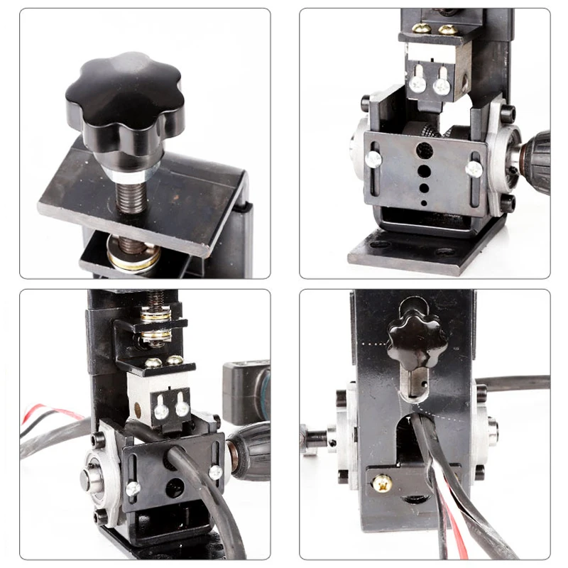 Portable Household Wire Stripper Manual Wire Stripping Tool 1-30mm Cable Electric Peeling Machine With Blade Hand Crank