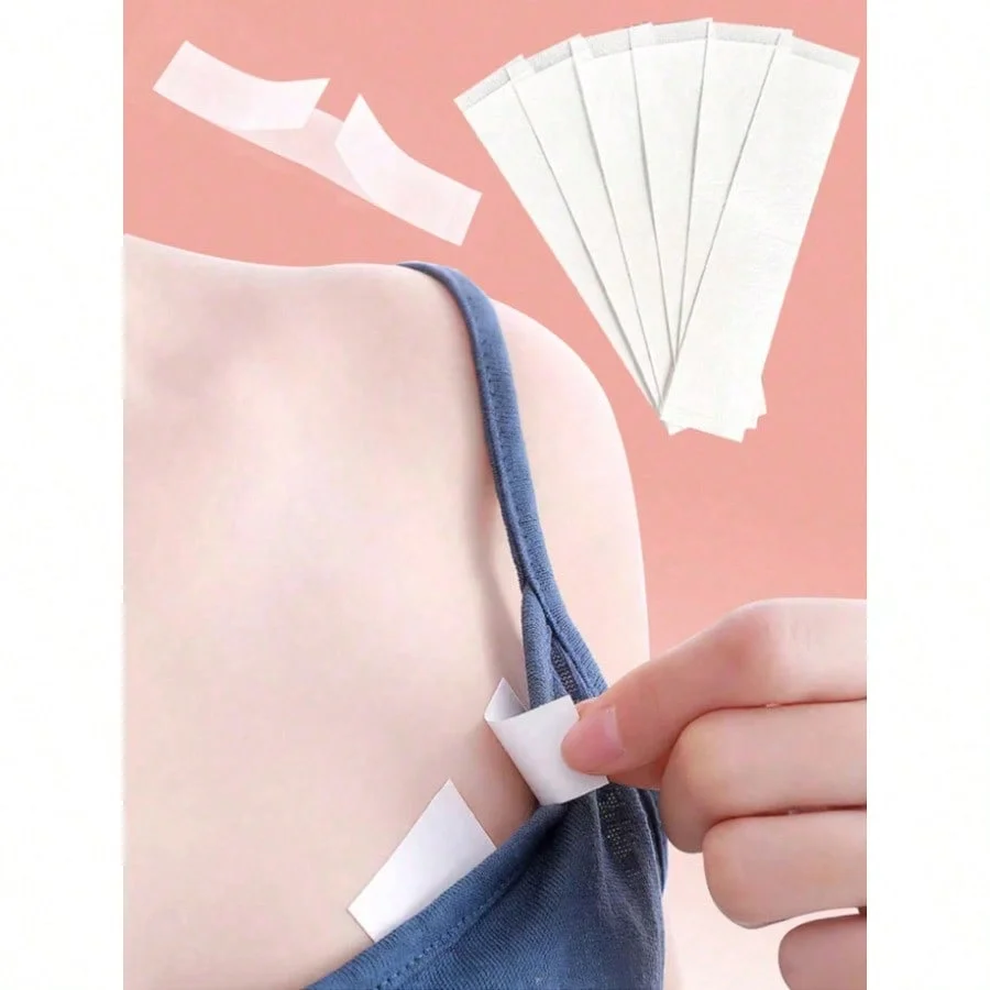 Women's Invisible Transparent Anti-slip Stickers, 36 Pieces Per Pack, Self-adhesive Double-sided Adhesive, Neckline Anti-exposure Stickers, Lingerie Accessories, Bra Accessories, Body-specific Adhesive Stickers.