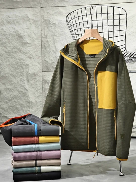 

Одежда R2 God! Высококачественная уличная толстовка с капюшоном в клетку, теплая, с цветовыми блоками, повседневная, модная, весна-осень