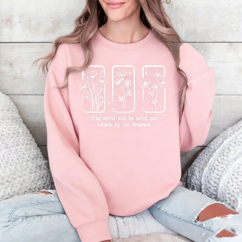 Throne of Glass Flower The World Will Be Saved Velaris Winter Sweatshirt SJM Lizenzierter offizieller Thermo-Hoodie Bookish Thirteen