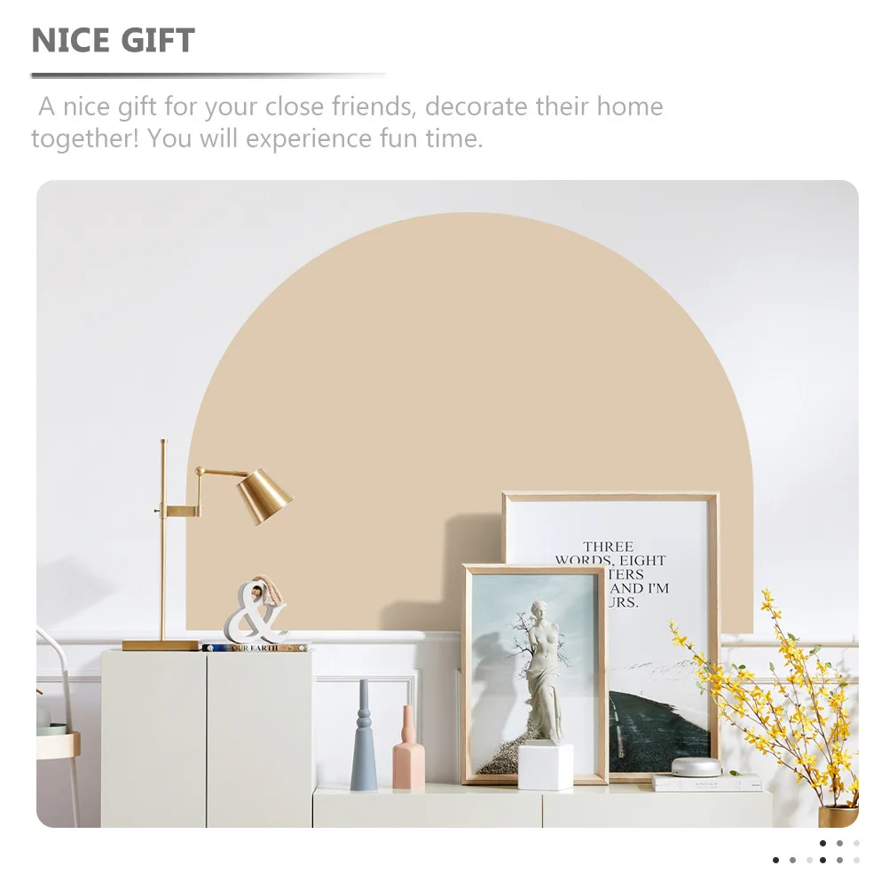 

Geometric Arch Modern Home Decor Art Removable Adhesive Mural For Bedroom Living Room Nursery Smooth Surface Decoration