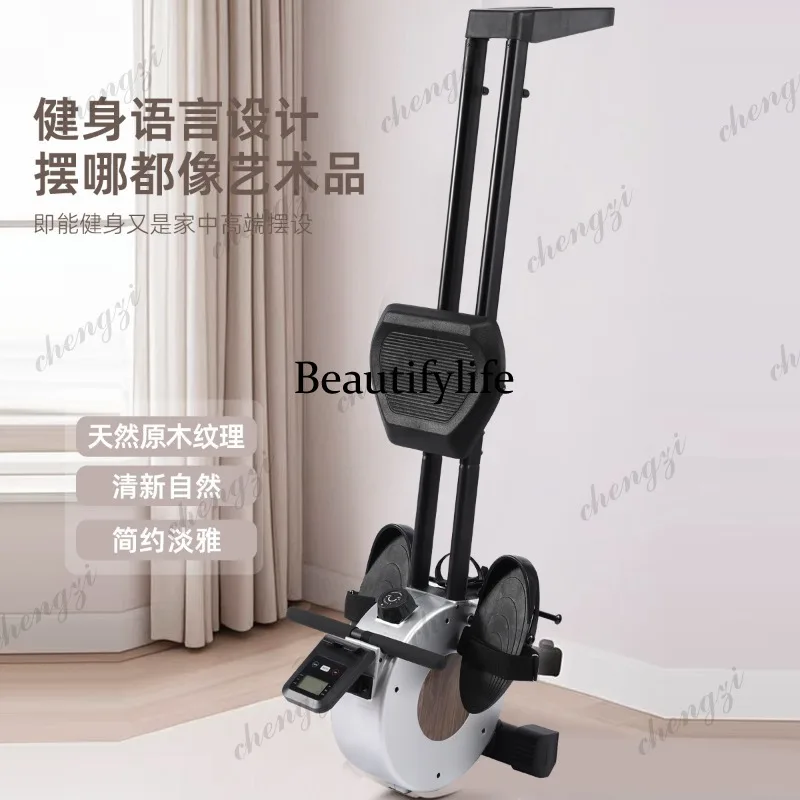 Household rowing machine Intelligent magnetic control rowing machine Folding magnetoresistive rowing machine Fitness equipment