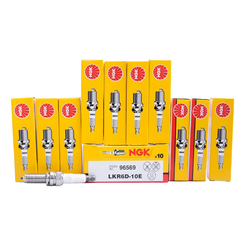 

10Pcs/Lot 96569 LKR6D10E Spark Plug for HYUNDAI ACCENT I10 I20 I30 KIA CEE'D PICANTO RIO STONIC G4LA G4LC G4LB G3LD G3LA