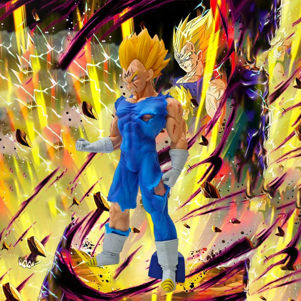 ฟิกเกอร์อนิเมะดราก้อนบอล เวเจต้า GK แอคชั่นฟิกเกอร์ รุ่นรับความเสียหายจากการต่อสู้ ทำจากพีวีซี ของสะสม ของตกแต่ง ของเล่น ของขวัญ