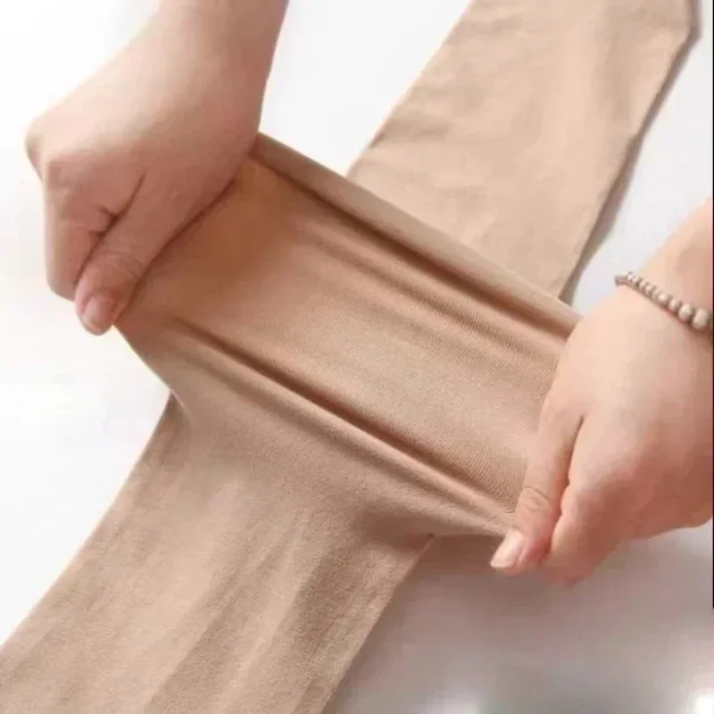 2025 Nuovi Leggings Invernali per Le Donne Leggins Caldi Leggins di Velluto di Colore Solido Leggings A Vita Alta Leggings Elastici Dropshipping