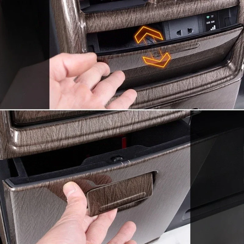 Rear Out Trend Anti-kick Panel Pad For Toyota Alphard Vellfire 40Series 2024-2025 Modified Accessories Air Vent Protective Panel