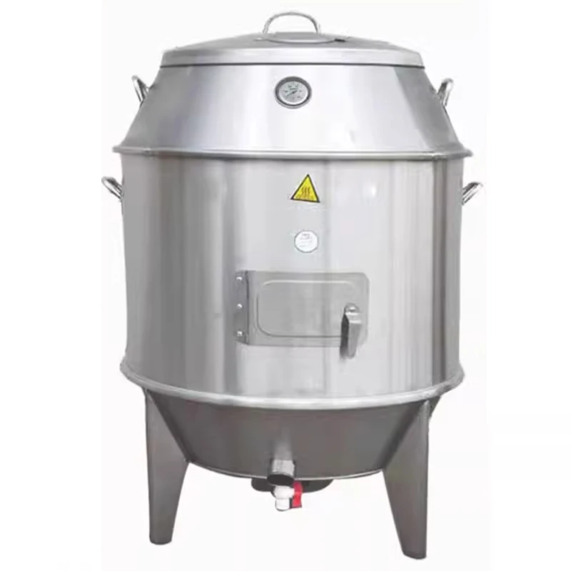 Stainless steel Duck Chicken Oven Vertical Charcoal Meat Roast Stove Goose Crispy Pork Belly Hanging Oven Stainless Steel