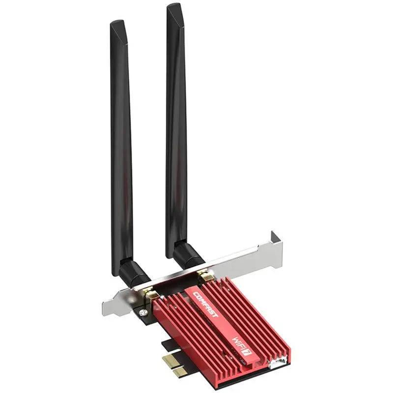 Be930pro Wifi7 Adapter Bluetooth 5.4 PCIE Tri-Band Wireless Card 9400M PC/Desktop Antenne Network Adapter For Win10/11