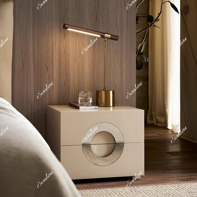 

Премиум прикроватная тумбочка для главной спальни, дома, спальни, простая современная прикроватная тумбочка для краски, шкаф для хранения