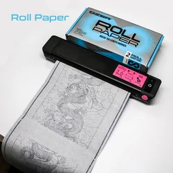 OZER Tattoo Transfer Paper Rolling Paper Thermal Copier Template Paper for Thermal Printer Tattoo Paper for Tattoo Supplies
