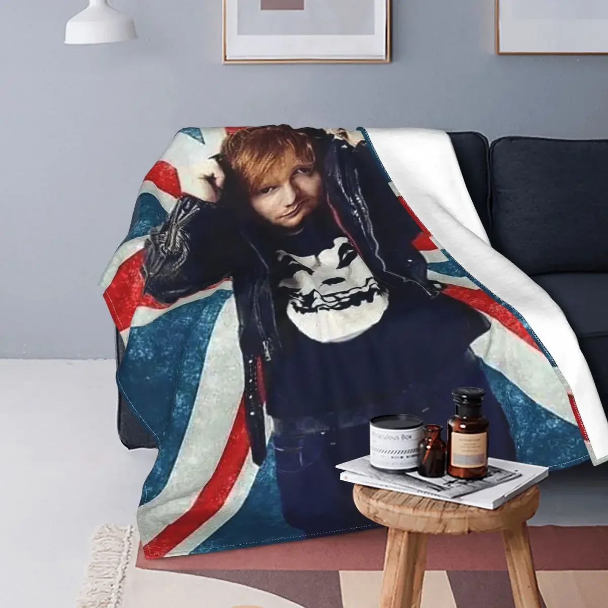 

Sheeran Baby Blankets Sofa Cover Fleece Print 3D Print Breathable Super Soft Throw Blankets for Sofa Couch Bedspread