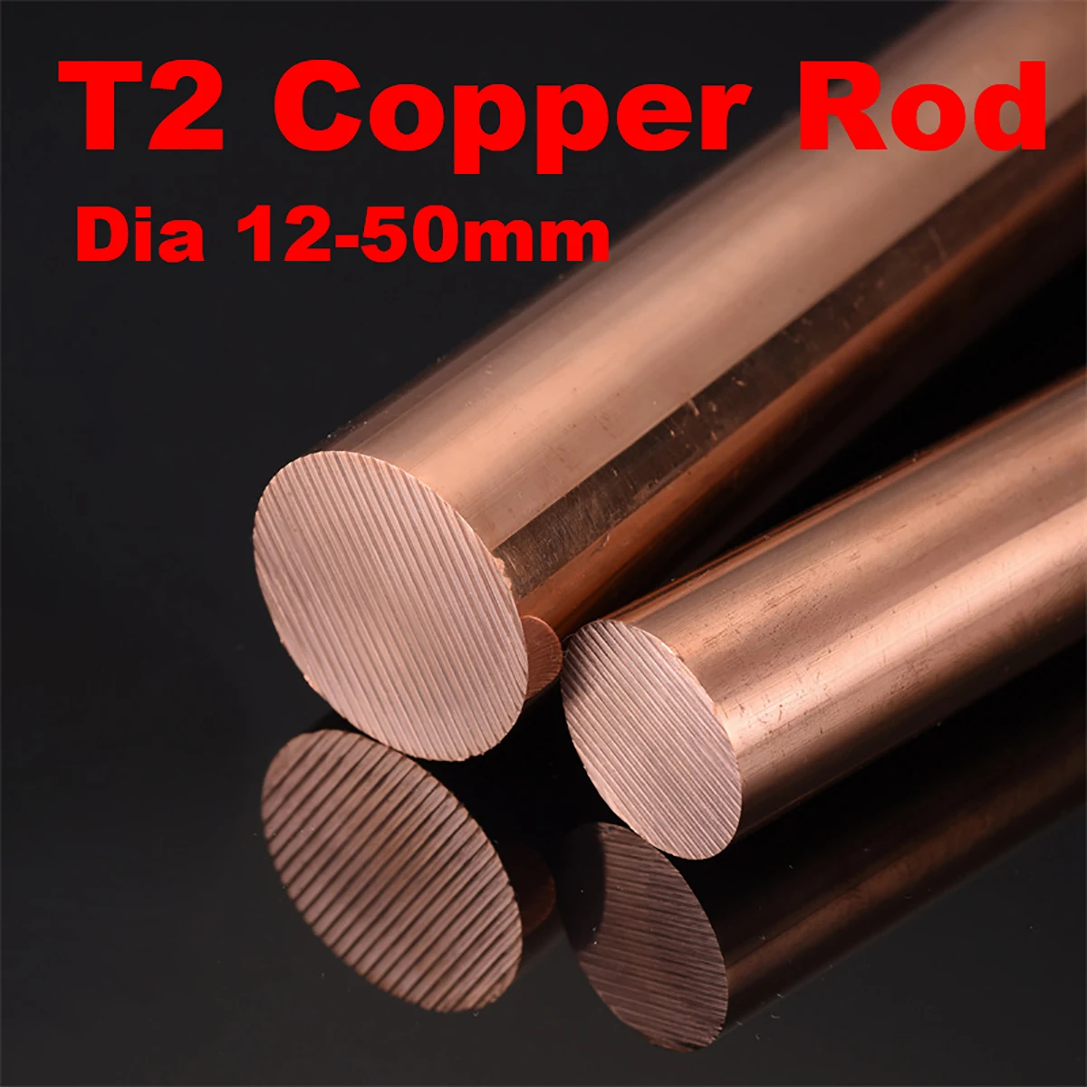 

Copper Rods Metal Round Bar Milling Metalworking Diameter 12/13/14/15/16/18/20-50mm Length 100 150 200 250 300 400mm Copper Rod