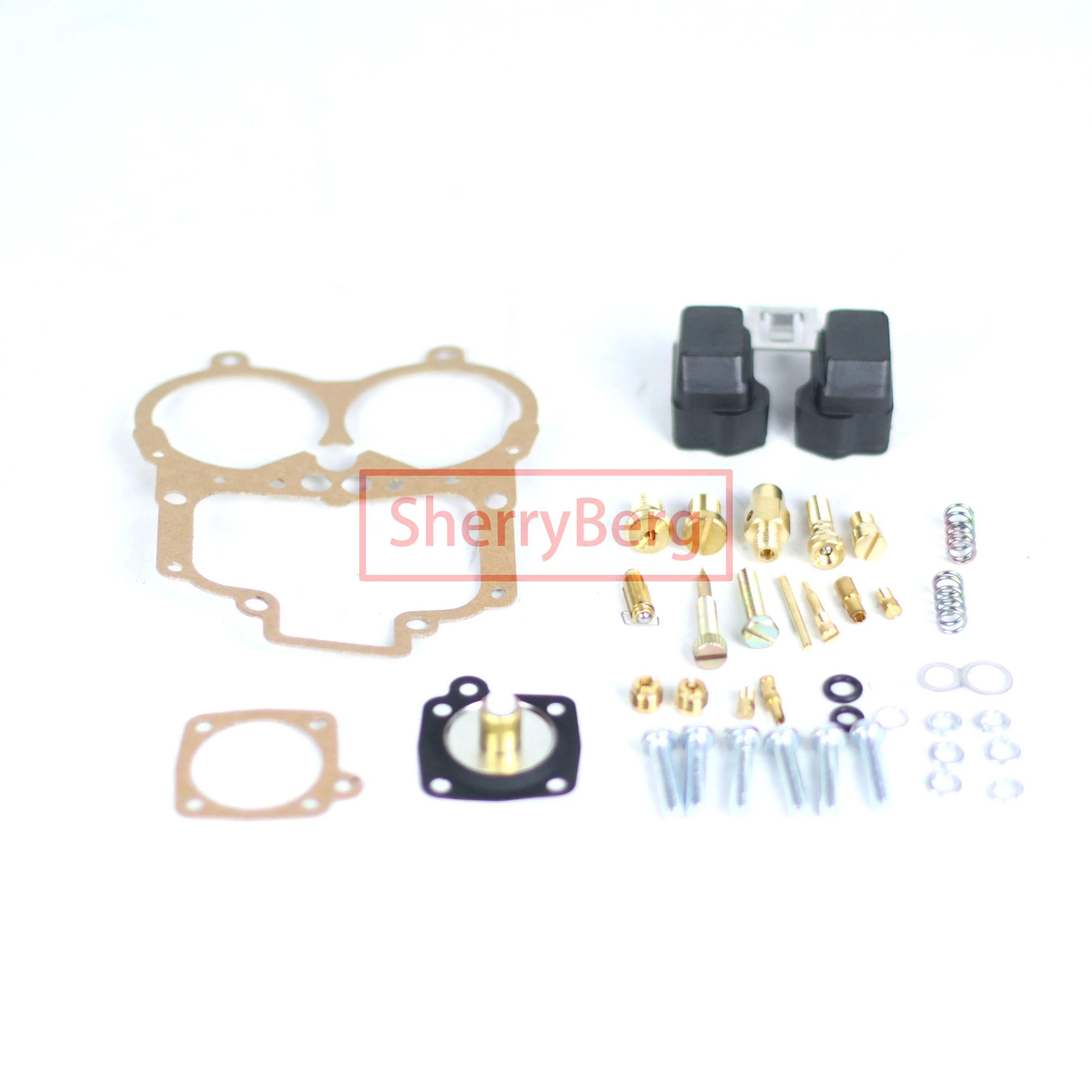 SherryBerg Repair Kit (Tune-up Kit) Gasket kit for WEBER 38 DGAS DGES Carburetor Carb Rebuild Repair Tune Up Kit Included Float