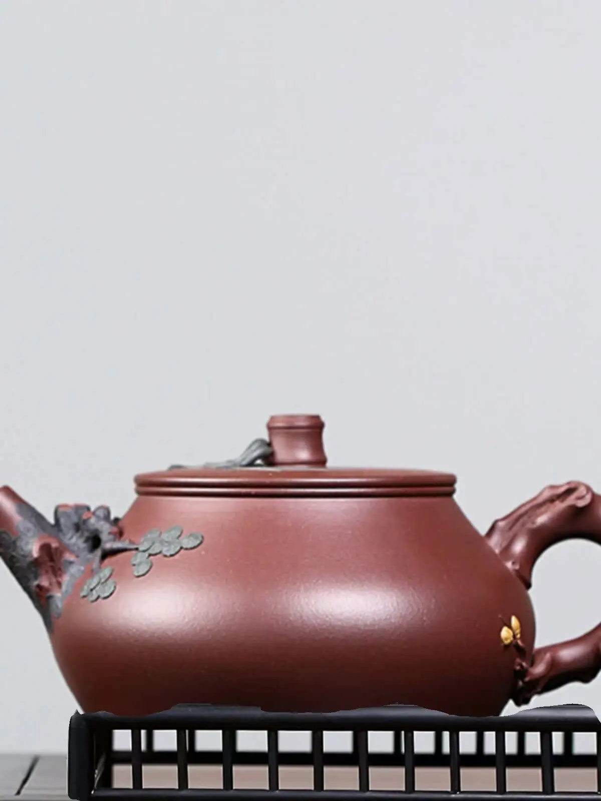 Solitary Heavy Artifact Master Jiang Jianxiang's Apprentice She Yongfeng Handmade Wer Goods San You Pot Huanglongshan