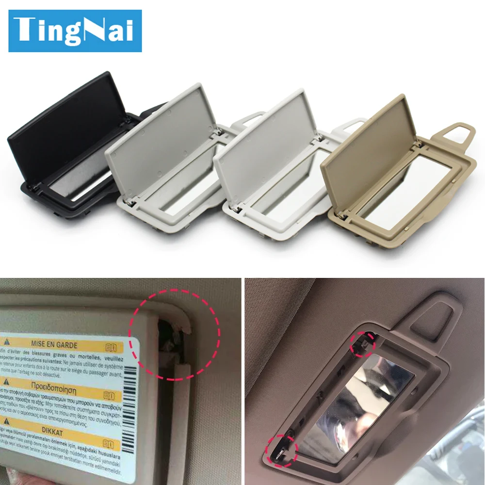 Car Sun Shade Visor Makeup Cosmetic Mirror Cover For Benz A B S C E GLC GLA Class W176 W246 W222 W205 W213 W238 W253 W156 W117