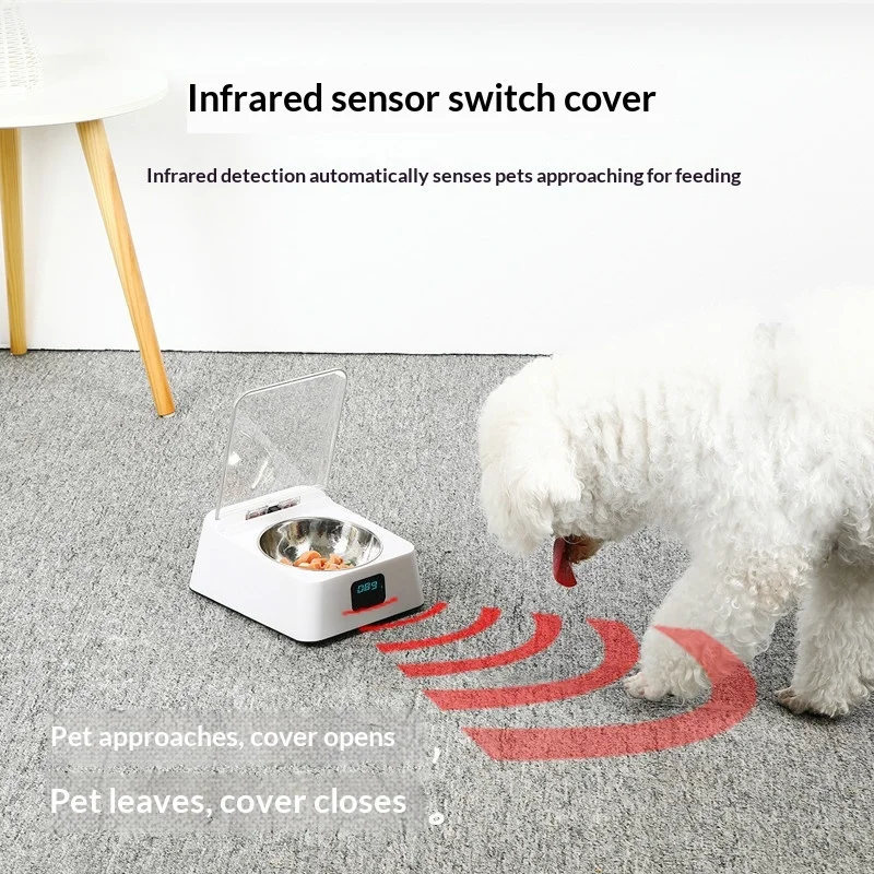 Comedero automático para gatos: USB y tapa con sensor de comida - imagen 4