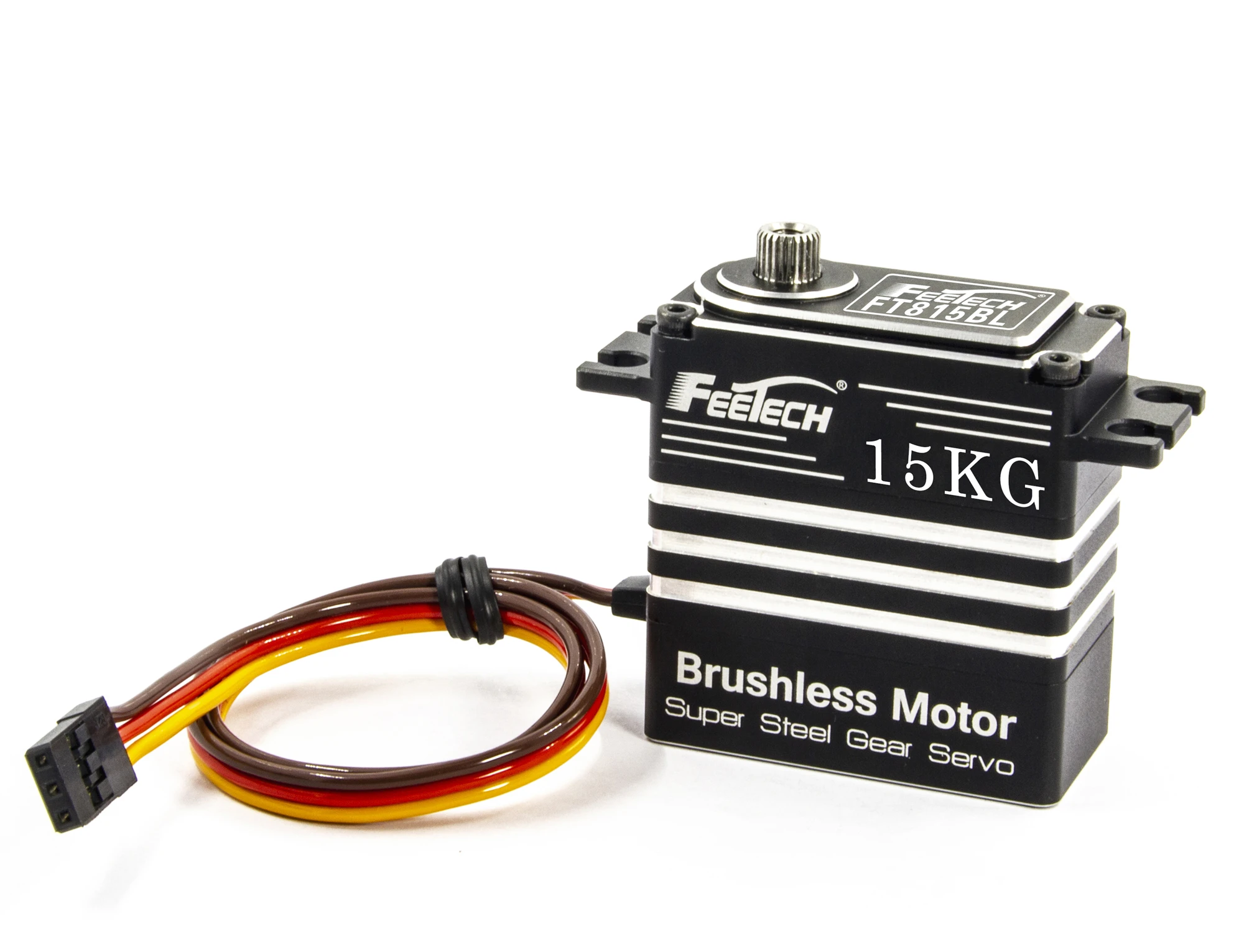 FT815BL 15kg Servo Hight Torque Servo Waterproof Full Metal Gear PWM Brushless Servo for 1:8 RC Car RC Plane X20-1035