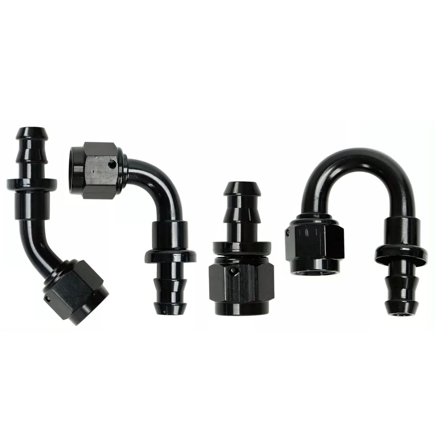 AN4/AN6/AN8/AN10/AN12 Push Lock Fuel Hose End Fitting for Fuel Gas Line Adapter