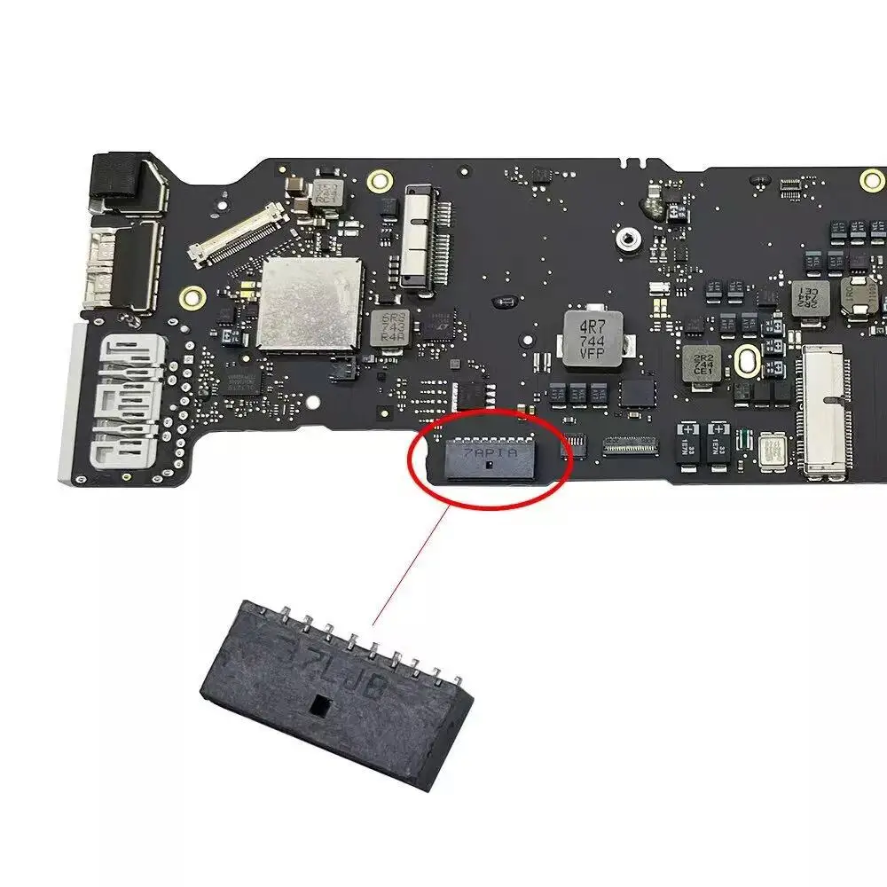 Original A1369 A1466 For Macbook Air Battery Connector Soldered in Motherboard