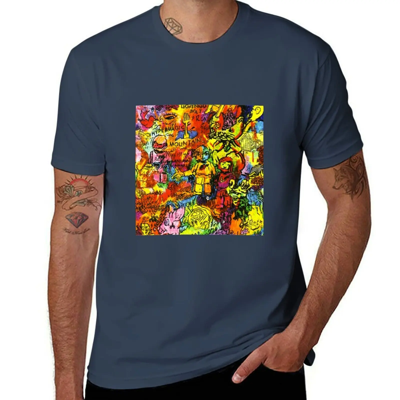 Lightning Mountain Hypermagic Bolt T-Shirt Holiday Casual Short Sleeve Top