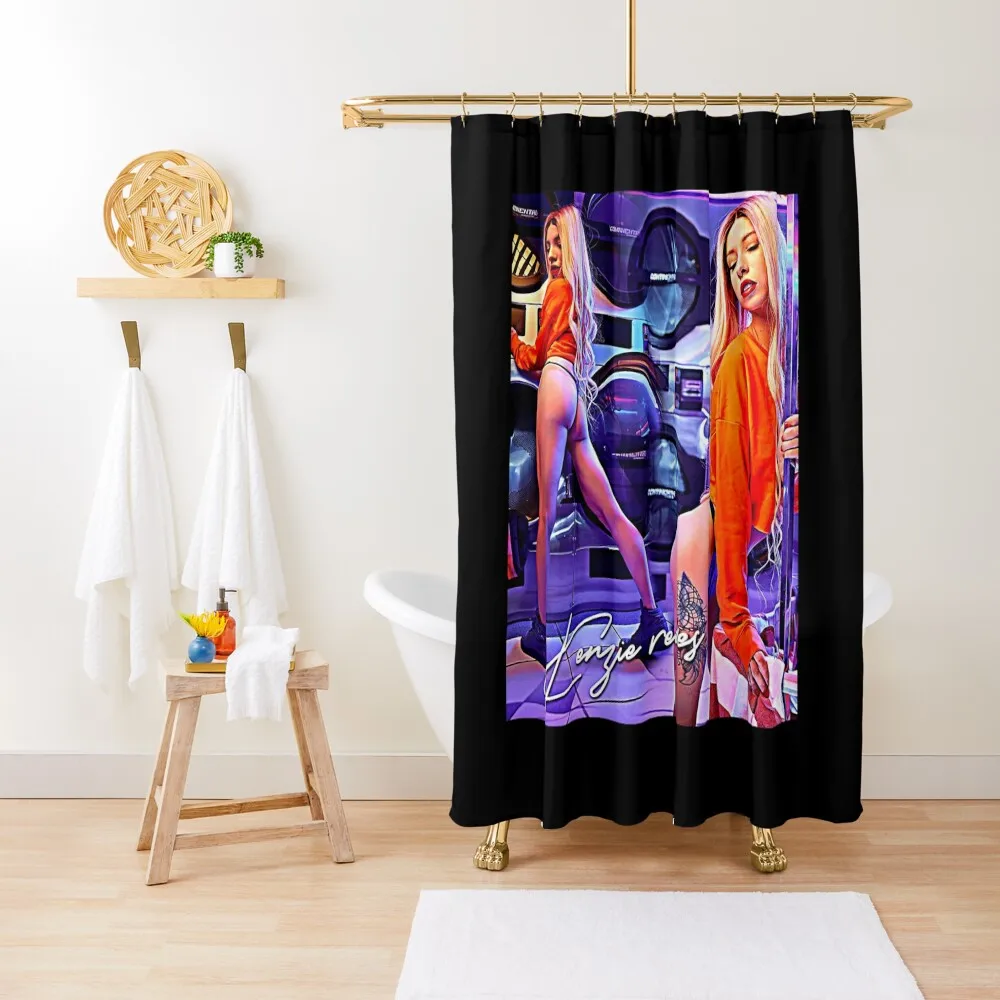 

Kenzie Reeves Shower Curtain Cute Shower Bathroom Shower Set Waterproof Bathroom Curtain