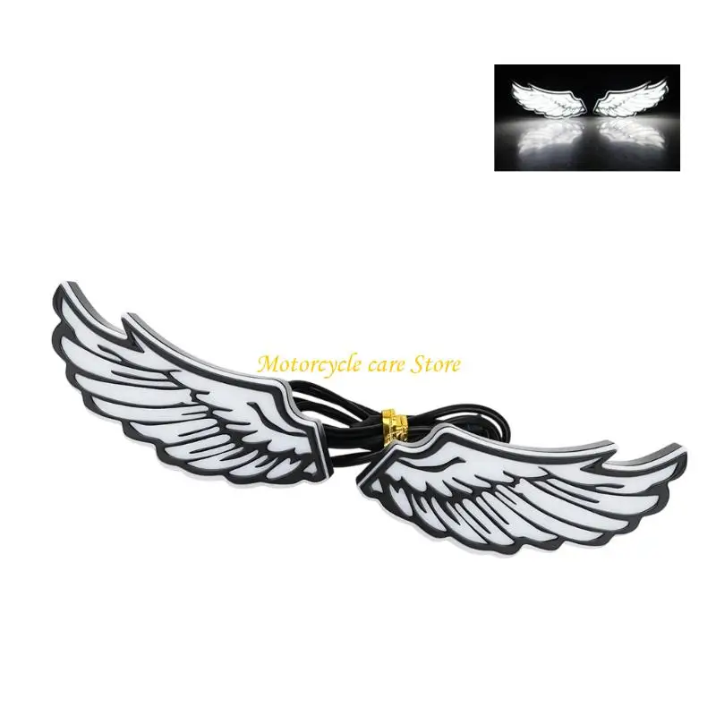 U75F Flat Wing LED Lights for Motorcycle Rear Decorative Styling Pair