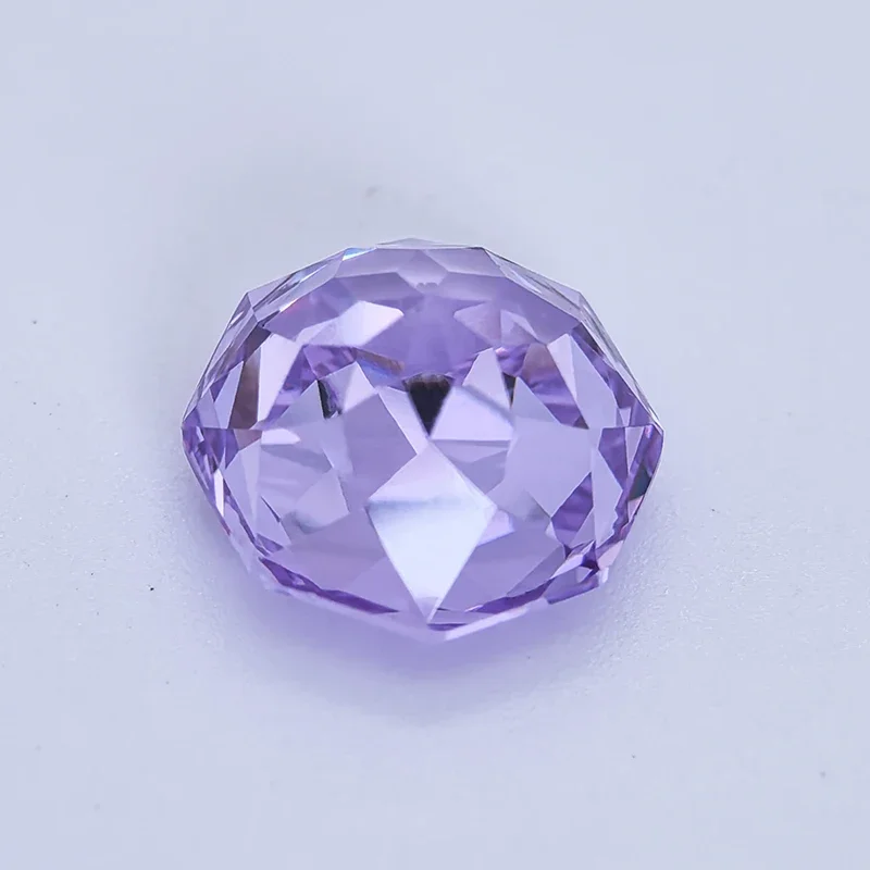 Zirkonia Speciale Rose Cut Lavendel Kleur Edelsteen Kraal Groot- en detailhandel voor Diy Ring Ketting Oorbellen Hoofdmaterialen