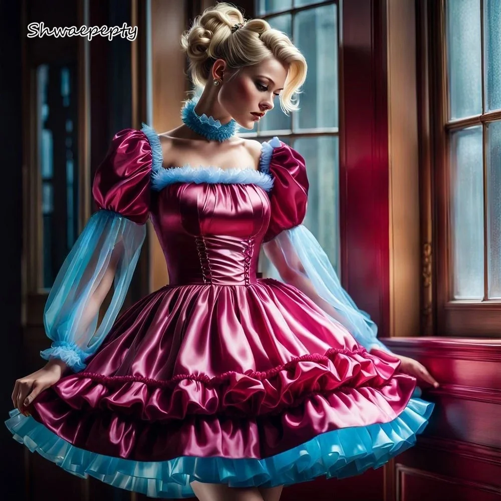 Chic Short Shiny Fu… - image