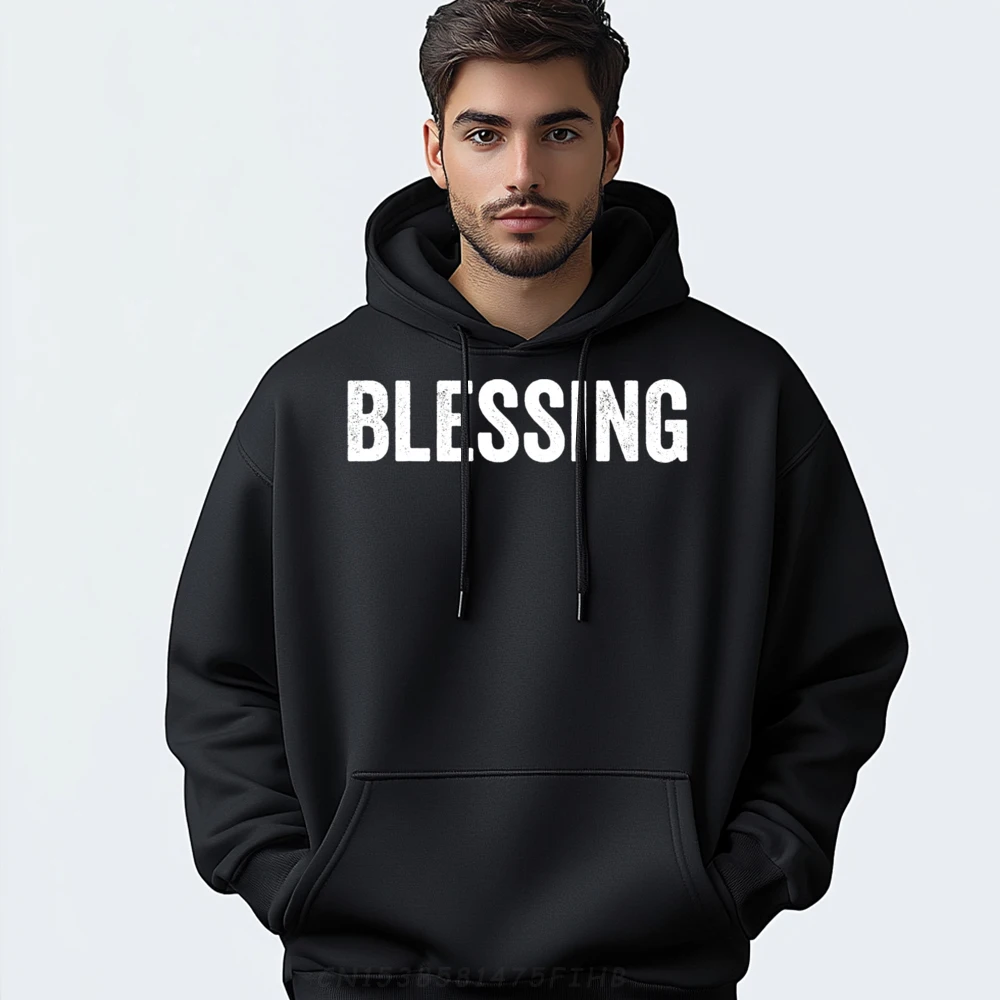 Blessing in Disguise Funny Halloween 2019 Party Pun White Hoodies Men New In Tops & Tees