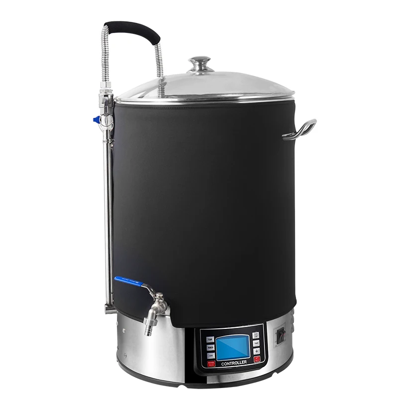 40L 60L Stainless Steel All In One Home Beer Brewing System Insulation Jacket Equipment Electric Mash Tun Micro Brewery craft Be