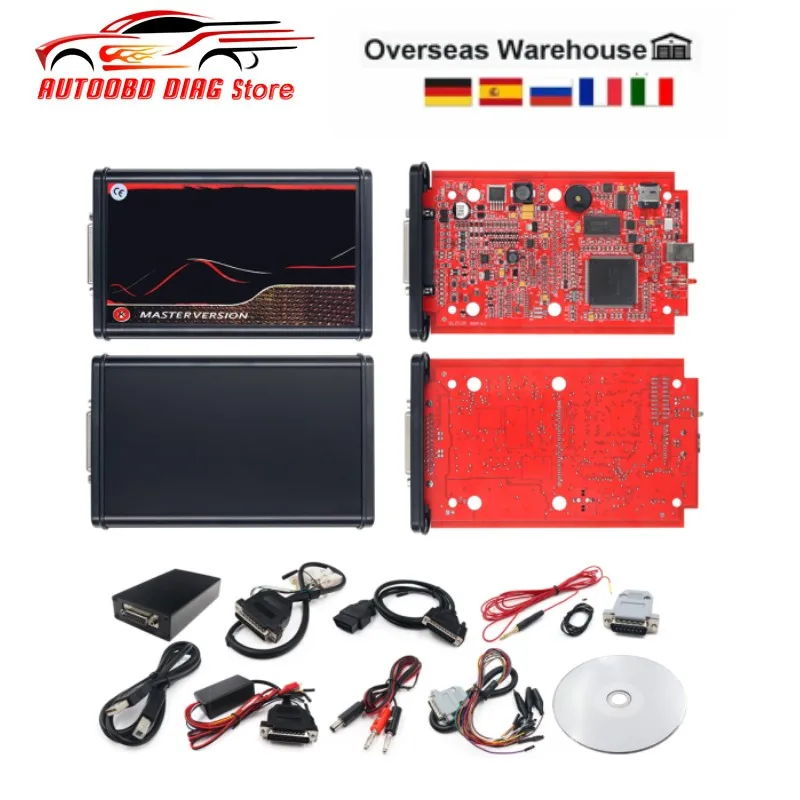 Full Set Online Kess V5.017 EU Red 2.80 Online Kess 5.017 Master ECU Chip Tuning Tool Support 140 Protocols