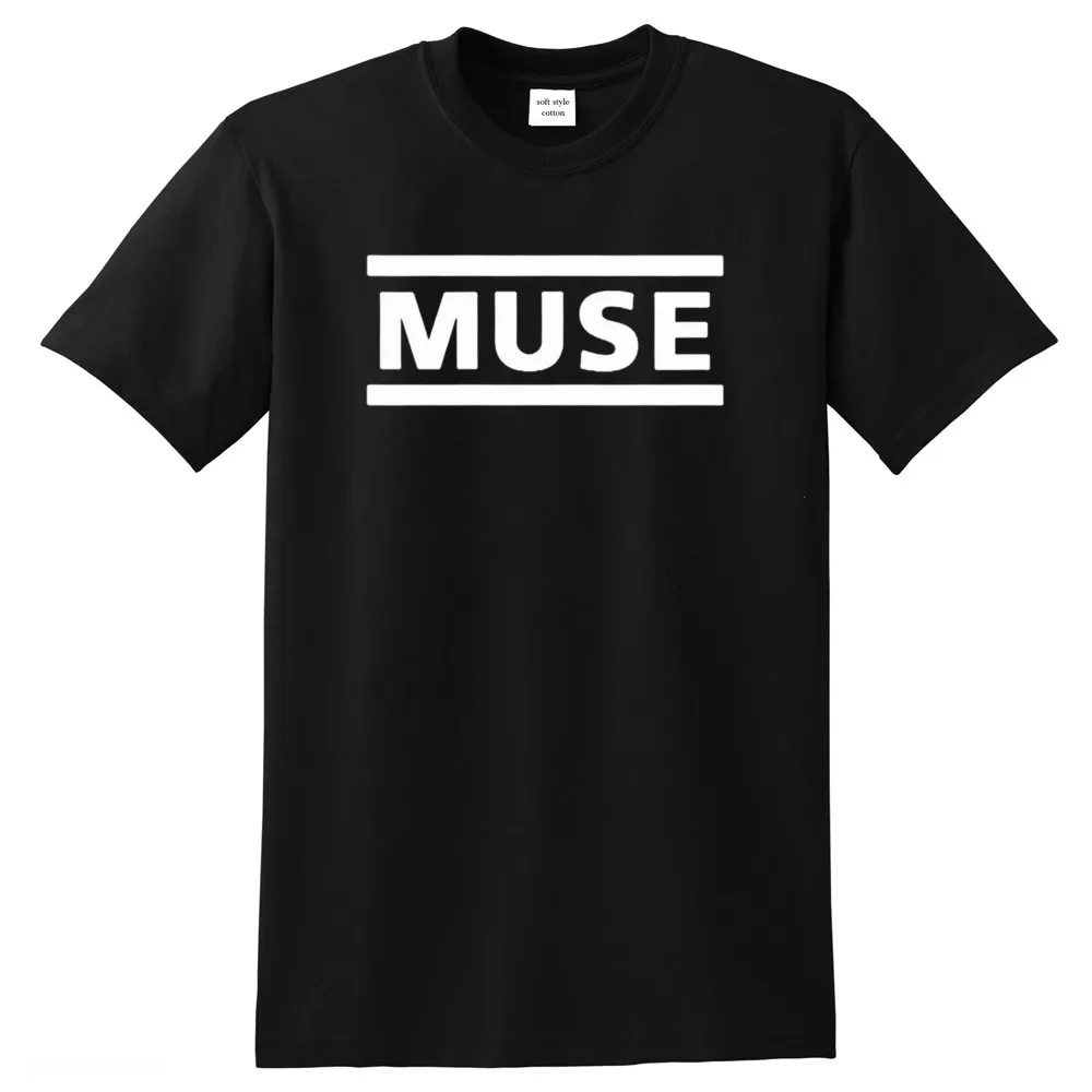 2024 T-shirt muse Rock Band men tshirt 100% cotton High quality letter printed T shirts O-neck hip hop tops harajuku mens shirt