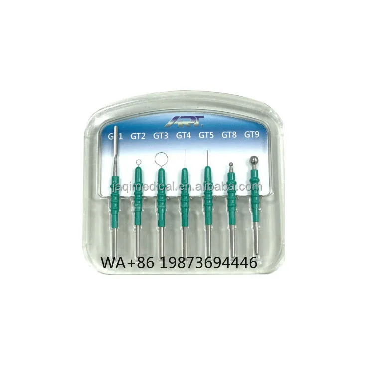 

ART-E1 Electric Oral surgery unit accessories black and blue work tips 7pcs for Orthodontic cosmetic surgery