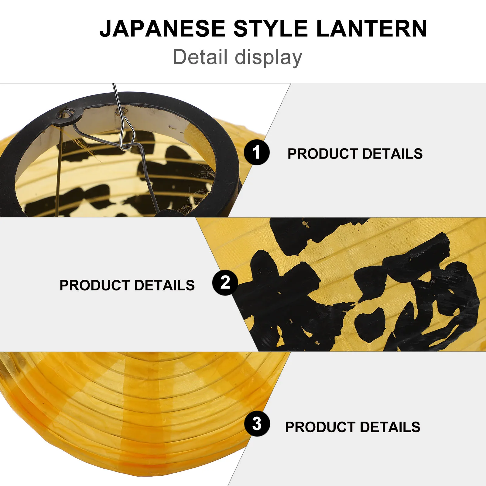 

1pc Waterproof Japanese Style Lantern Cloth Hanging Pendant Light For Home Restaurant Indoor Decor Decoration Lamp